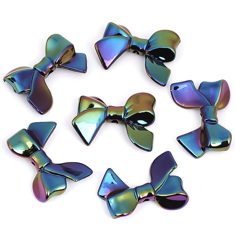 Cuentas de acrílico de arco de color al por mayor 50 piezas/paquete